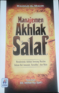 MANAJEMEN AKHLAK SALAF