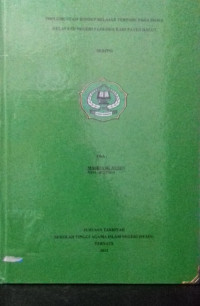 IMPLEMENTASI KONSEP BELAJAR  TERPADU PADA SISWA KELAS 6 SD NEGERI 5 LOLODA KABUPATEN HALUT