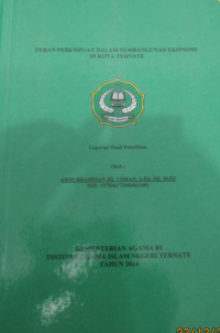 PERAN PEREMPUAN DALAM PEMBANGUNAN EKONOMI DI KOTA TERNATE