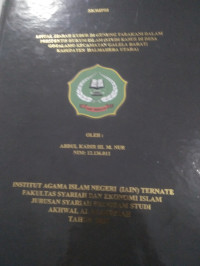 RITUAL ZIARAH KUBUR DI GUNUNG TARKANI DALAM PRESPEKTIF HUKUM ISLAM (STUDI KASUS DI DESA GOTALAMO KECAMATAN GALELA BARAT ) KABUPATEN HALMAHERA UTARA