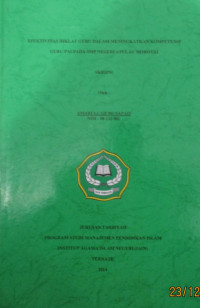 EfEKTIVITAS DIKLAT GURU DALAM MENINGKATKAN KOMPETENSI GURU PAI PADA SMP NEGERI 4 PULAU MOROTAI