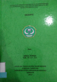 OPTIMALISASI  BIMBINGAN BELAJAR MATA PELAJARAN BIOLOGI DALAM MENINGKATKAN HASIL BELAJAR SISWA KELAS VII SMP NEGERI 1 SULABESI SELATAN