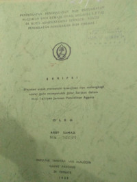 PENINGKATAN PENGHAYATAN DAN PENGALAMAN AL-QUR'AN BAGI REMAJA ISLAM MELALUI L.P.T.Q. DI KOTA ADMINISTRATIF TERNATE (SUATU PENDEKATAN PENDIDIKAN NON FORMAL)