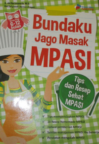 BUNDAKU JAGO  MASAK MPASI