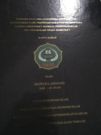 TINJAUAN ATAS PENILAIAN KINERJA KPPN TERNATE BERDASARKAN HASIL PEMBINAAN DAN SUPERVISI KPPN PADA KANWIL DIREKTORAT JENDRAL PERBENDAHARAAN PROVINSI MALUKU UTARA SEMESTER I