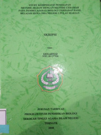 STUDI KOMPERATIF PENERPAN METODE JIGSAW DENGAN  METODEH CERAMAH PADA PEMBELAJARAN BIOLOGI TERHADAP HASIL BELAJAR SISWA SMA NEGERI 3 PULAU MAKIAN