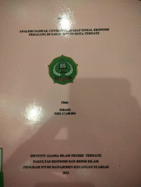 ANALISIS DAMPAK C0VID-19 TERHADAP SOSIAL EKONOMI PEDAGANG DI PASAR BARIT0 KOTA TERNATE