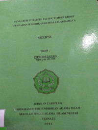 PENGARUH PT BARITO PACIFIC TIMBER GROUP TERHADAP PENDIDIKAN DI DESA FALABISAHAYA