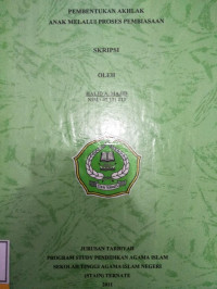 PEMBENTUKAN AKHLAK ANAK MELALUI PROSES PEMBIASAAN