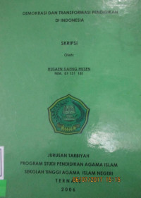 DEMOKRASI DAN TRANSFORMASI PENDIDIKAN DI INDONESIA