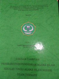 PENERAPAN POLA ASU ORANG TUA TUNGGAL DALAM MENGEMBANGKAN PERILAKU KEAGAMAAN PADA ANAK DI KELUARGA INOBONTO 1 KEC. BOLAANHG KAB. BOLAANG MONGONDOW