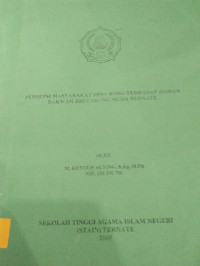 PRESEPSI MASYARAKAT DESA BOBO TERHADAP SIARAN DAKWA RRI CABANG MUDA TERNATE