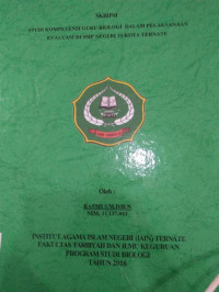 STUDI KOMPETENSI GURU BIOLOGI DALAM PELAKSANAAN EVALUASI DI SMP NEGERI 10 KOTA TERNATE