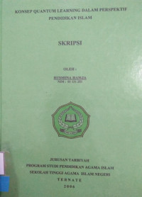 KONSEP QUANTUM LEARNING DALAM PRESPEKTIF PENDIDIKAN ISLAM