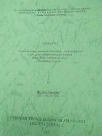 PERANAN REMAJA MESJID DALAM MEMBINA MENTAL AGAMA GENERASI MUDA DESA FALAHU KEC. SANANA