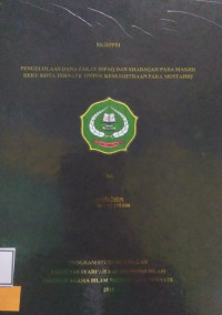 PENGELOLAAN DANA ZAKAT INFAQ DAN SHADAQAH PADA MASJID HEKU KOTA TERNATE UNTUK KESEJAHTRAAN PARA MUSTAHIQ