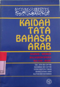 KAIDAH TATA BAHASA ARAB