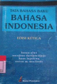 TATA BAHASA BAKU BAHASA INDONESIA