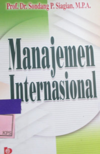 MANAJEMEN INTERNASIONAL