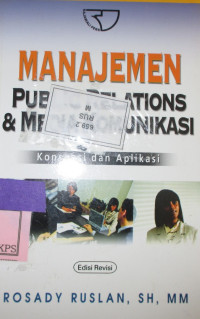 MANAJEMEN PUBLIC RELATIONS & MEDIA KOMUNIKASI