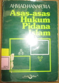 ASAS-ASAS HUKUM PIDANA ISLAM