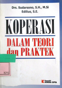 KOPERASI DALAM TEORI DAN PRAKTEK