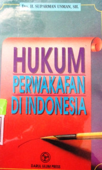 HUKUM PERWAKAFAN DI INDONESIA