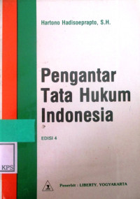 PENGANTAR TATA HUKUM INDONESIA (PTHI)