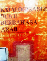 KATALOGISASI BUKU BERBAHASA ARAB