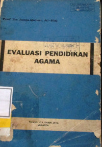 EVALUASI PENDIDIKAN AGAMA