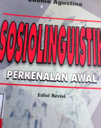 SOSIOLINGUISTIK PERKENALAN AWAL