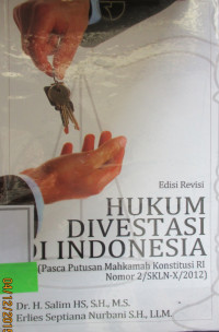 HUKUM DIVESTASI DI INDONESIA