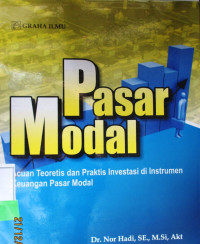 PASAR MODAL; ACUAN TEORITIS DAN PRAKTIS INVESTASI DI INSTRUMEN KEUANGAN PASAR MODAL