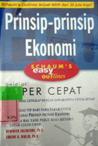 PRINSIP-PRINSIP EKONOMI, SCHAUM'S EASY OUTLINES