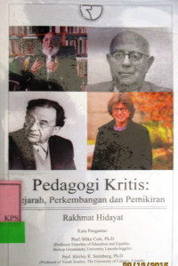 PENDAGOGI KRITIS ; Sejarah ,perkembangan dan pemikiran