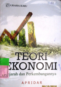 TEORI EKONOMI; SEJARAH DAN PERKEMBANGANNYA