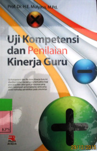 UJI KOMPETENSI DAN Penilaian KINERJA GURU