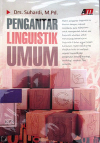 PEGANTAR LINGUISTIK UMUM