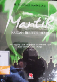 MANTIK KAIDAH BERPIKIR ISLAM