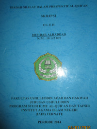 IBADAH SHOLAT DALAM PERSPEKTIF AL-QUR'AN