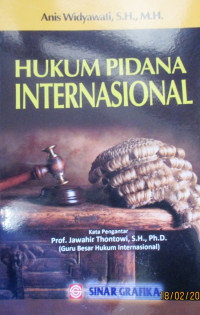 Hukum Pidana Intenasional