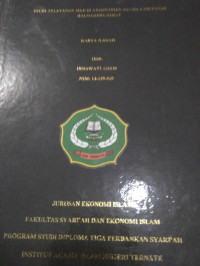 STUDI PELAYANAN HAJI DI KEMENTRIAN AGAMA KABUPATEN HALMAHERA BARAT