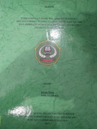 PERBANDINGAN HASIL BELAJAR MATEMATIKA MELALUI MODEL PEMBELAJARAN THINK PAIR SQUARE DAN EXSPLICIT INTRUCTION SISWA KALAS VII SMP NEGERI 6 KOTA TERNATE