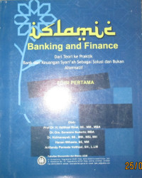 ISLAMIC BANKING AND FINANCE