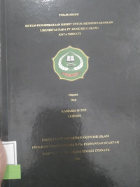 SISTEM PENEGENDALIAN KREDIT UNTUK MEMPERTAHANKAN LIKUIDIT PADA PT. BRI CABANG KOTA TERNATE