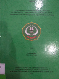 PENERAPAN KOMPETENSI GURU IPA BIOLOGI DI SMA NEGERI 7 KABUPATEN HALMAHERA SELATAN