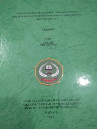 HUBUNGAN KEDISIPLINAN DOSEN TERHADAP MOTIVASI BELAJAR MAHASISWA SMESTER IV JURUSAN TADRIS BIOLOGI DAN MATEMATIKA