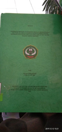 PENERAPAN METODE EKSPERIMEN DENGAN MENGGUNAKAN LKS PADA MATERI KLASIFIKASI MAHLUK HIDUP UNTUK MENINGKATKAN HASIL BELAJAR SISIWA KELAS VII-7 DI SMP NEGERI 2 KOTA TERNATE