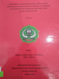 KETERAMPILAN MENYIMAK (ISTIMA') SEBAGAI UPAYA PERCEPATAN PEMAHAMAN BELAJAR (QUANTUM LEARNING) DALAM PROSES BELAJAR BAHASA ARAB DI MTs. NEGERI TULEHU