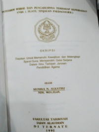 INTERAKSI SOSIAL DAN PENGARUHNYA TERHADAP KEPRIBADIAN ANAK(SUATU TINJAUAN PAEDAGOGIK)